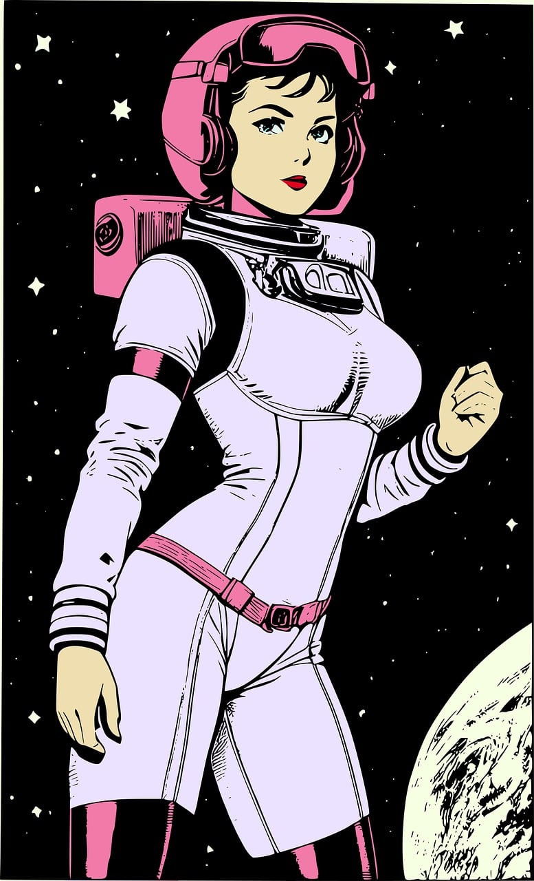 space girl female character