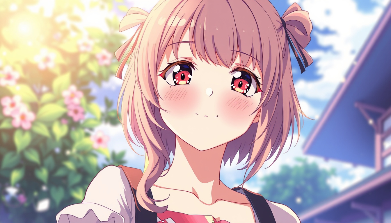 a classic 20 year old anime girl